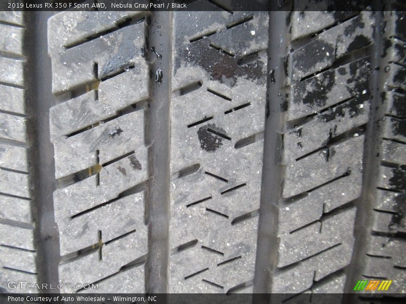 Nebula Gray Pearl / Black 2019 Lexus RX 350 F Sport AWD