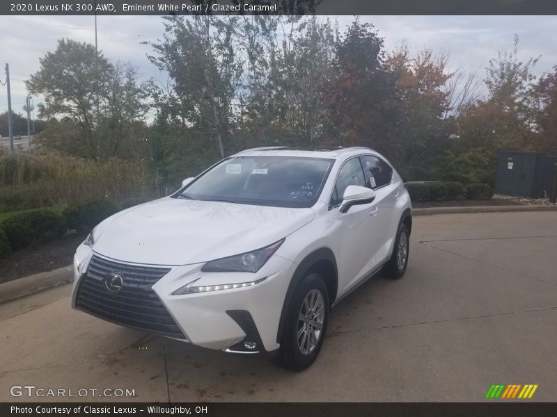 Eminent White Pearl / Glazed Caramel 2020 Lexus NX 300 AWD