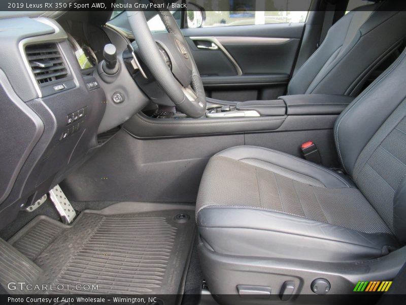 Nebula Gray Pearl / Black 2019 Lexus RX 350 F Sport AWD