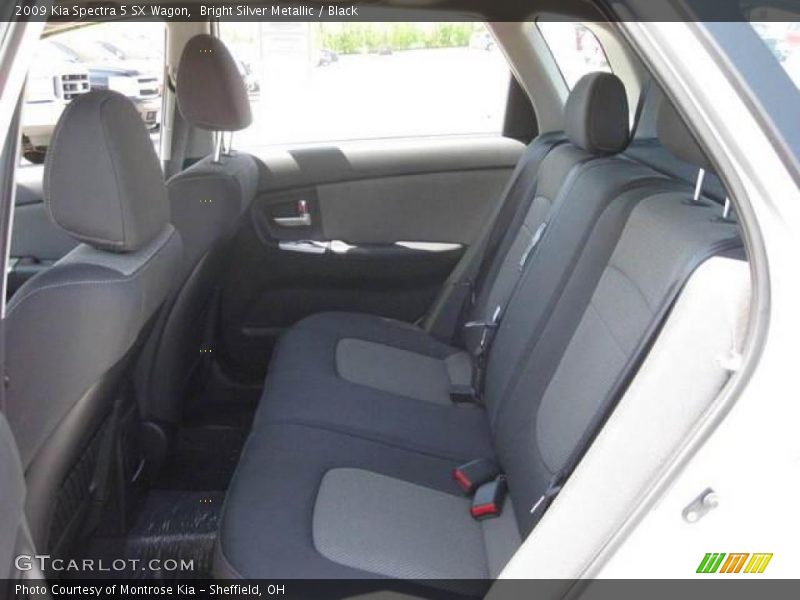 Bright Silver Metallic / Black 2009 Kia Spectra 5 SX Wagon