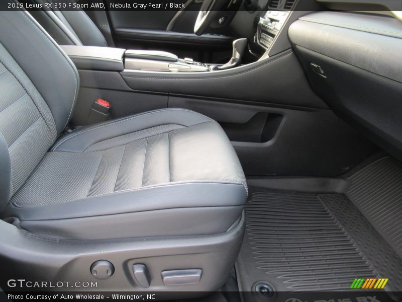 Nebula Gray Pearl / Black 2019 Lexus RX 350 F Sport AWD