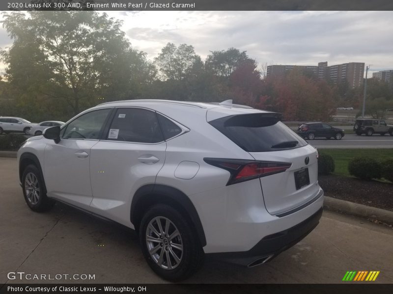 Eminent White Pearl / Glazed Caramel 2020 Lexus NX 300 AWD