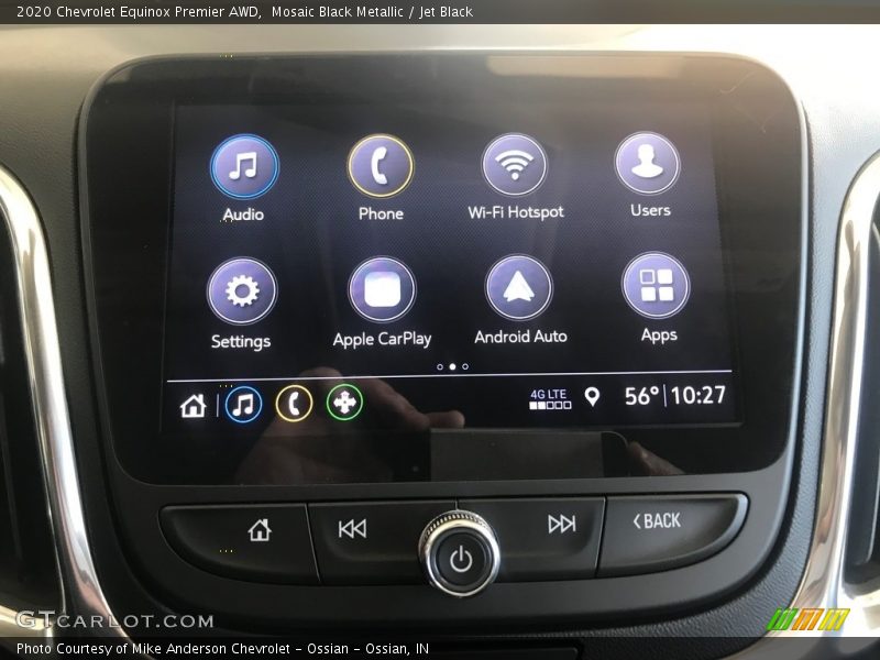 Mosaic Black Metallic / Jet Black 2020 Chevrolet Equinox Premier AWD