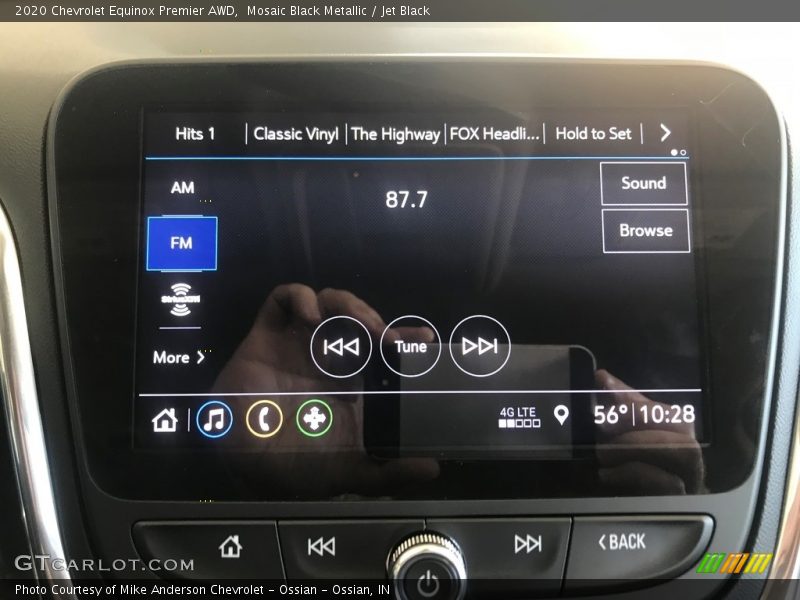 Mosaic Black Metallic / Jet Black 2020 Chevrolet Equinox Premier AWD