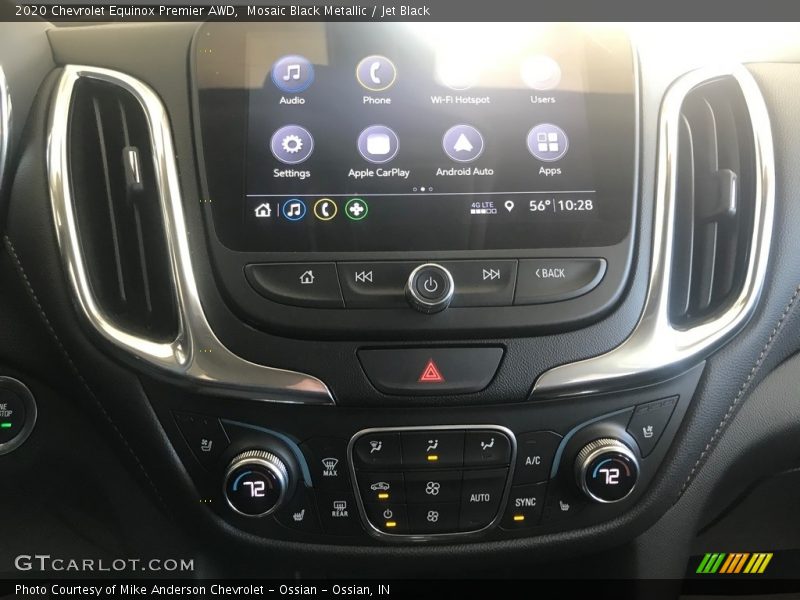 Mosaic Black Metallic / Jet Black 2020 Chevrolet Equinox Premier AWD