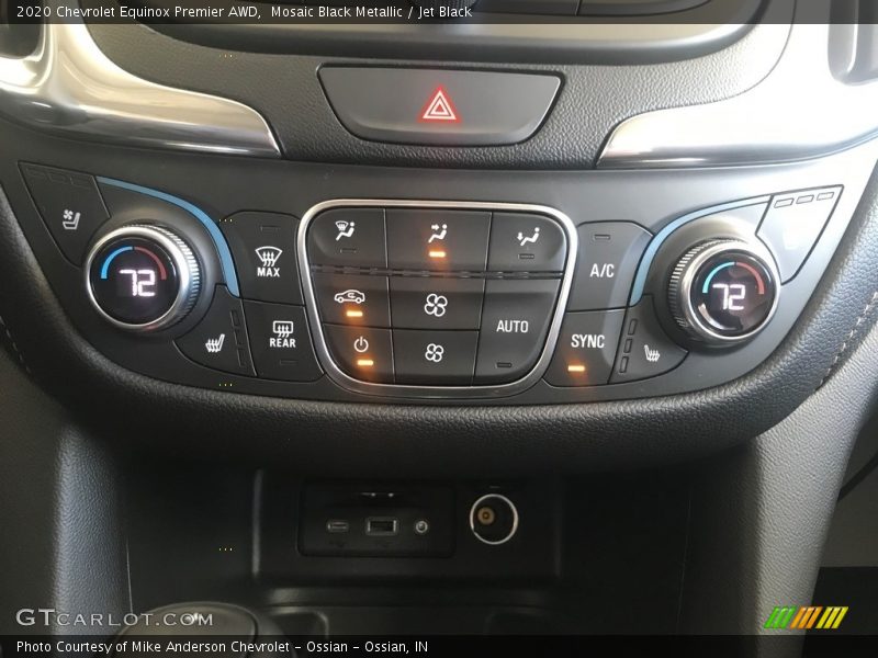 Mosaic Black Metallic / Jet Black 2020 Chevrolet Equinox Premier AWD