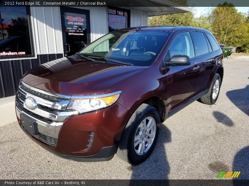 Cinnamon Metallic / Charcoal Black 2012 Ford Edge SE