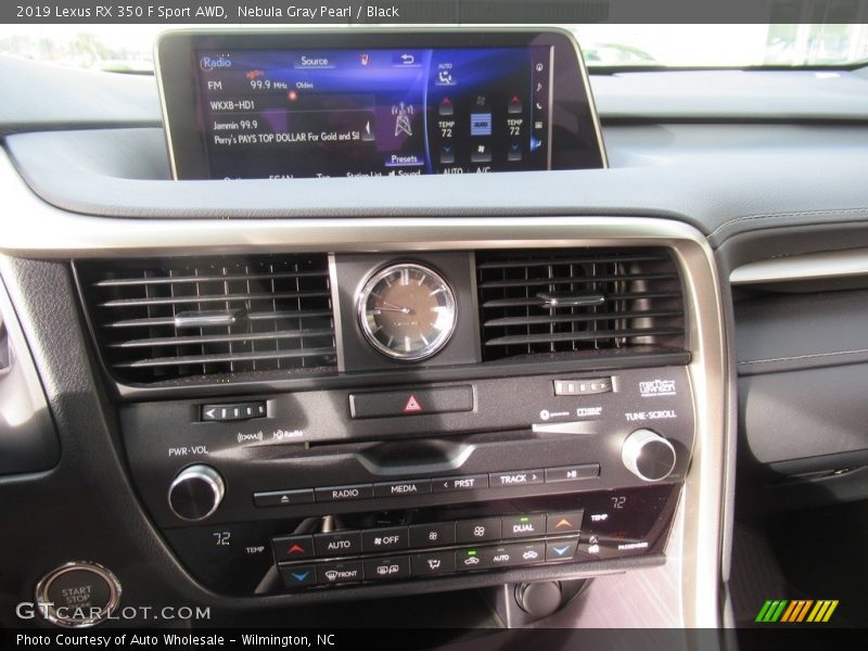 Nebula Gray Pearl / Black 2019 Lexus RX 350 F Sport AWD