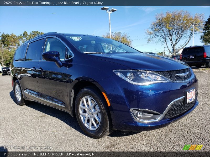 Jazz Blue Pearl / Cognac/Alloy 2020 Chrysler Pacifica Touring L