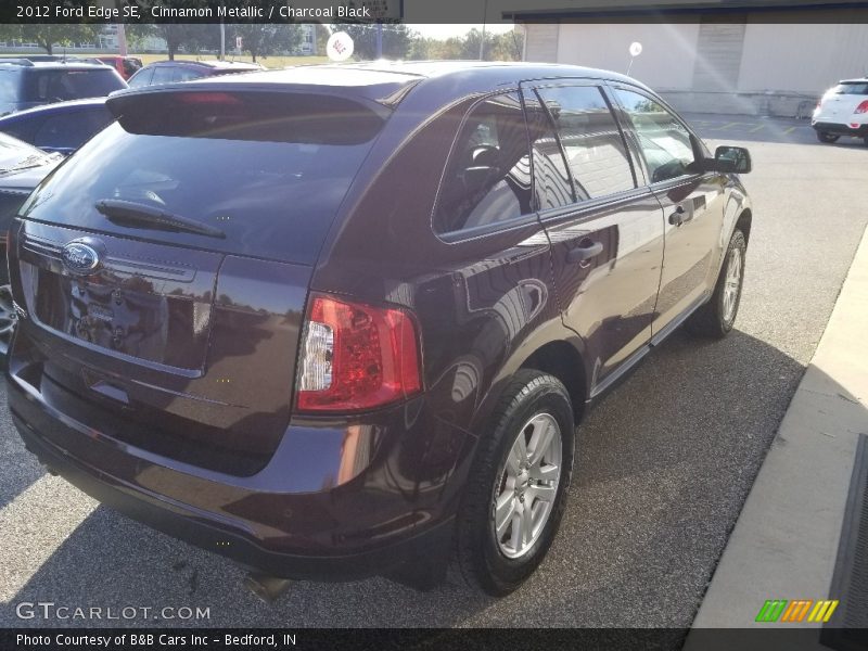 Cinnamon Metallic / Charcoal Black 2012 Ford Edge SE