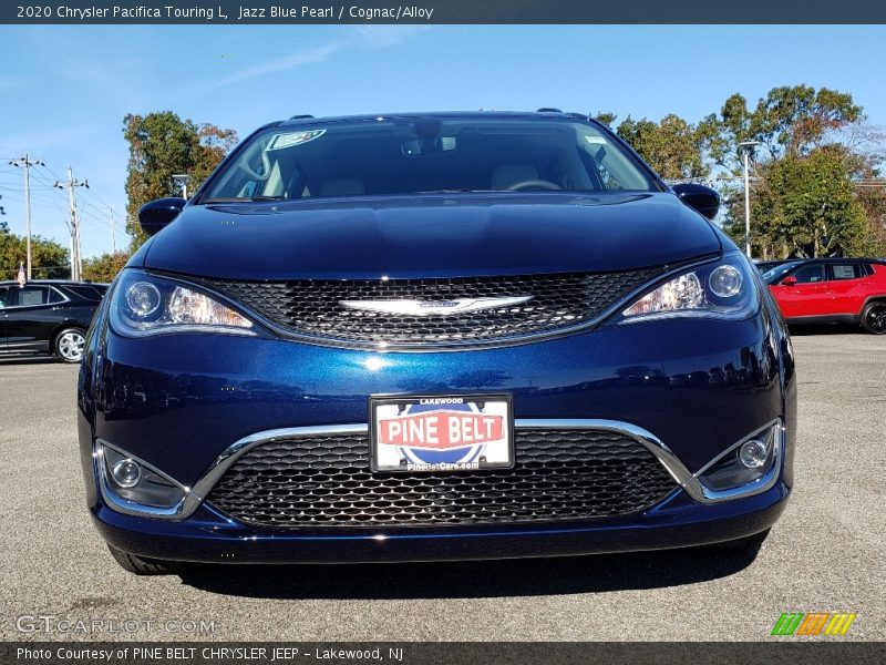 Jazz Blue Pearl / Cognac/Alloy 2020 Chrysler Pacifica Touring L