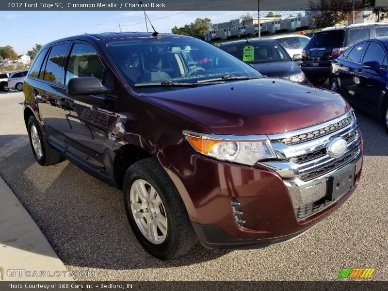 Cinnamon Metallic / Charcoal Black 2012 Ford Edge SE