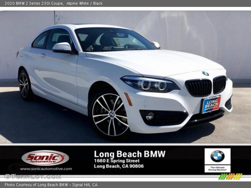 Alpine White / Black 2020 BMW 2 Series 230i Coupe