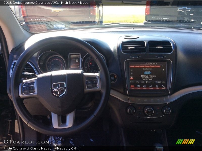 Pitch Black / Black 2018 Dodge Journey Crossroad AWD