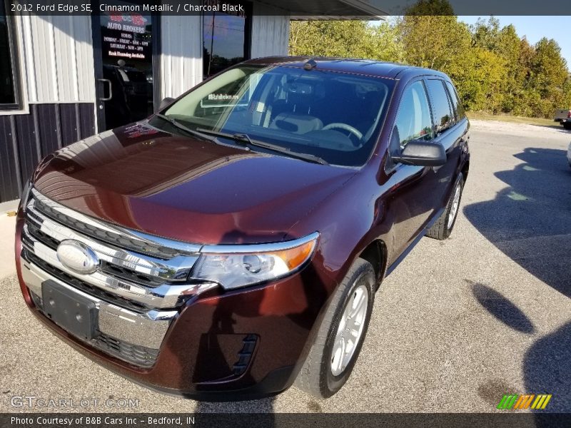 Cinnamon Metallic / Charcoal Black 2012 Ford Edge SE