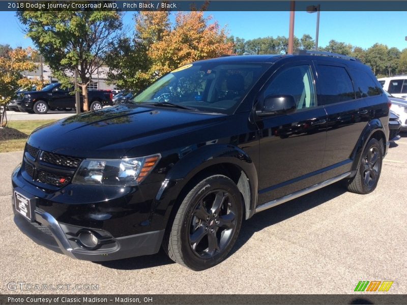 Pitch Black / Black 2018 Dodge Journey Crossroad AWD