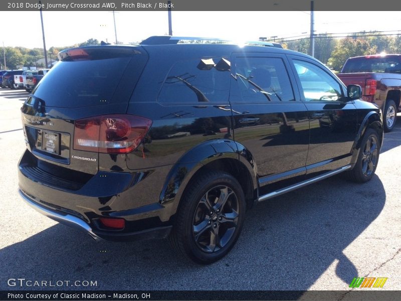 Pitch Black / Black 2018 Dodge Journey Crossroad AWD