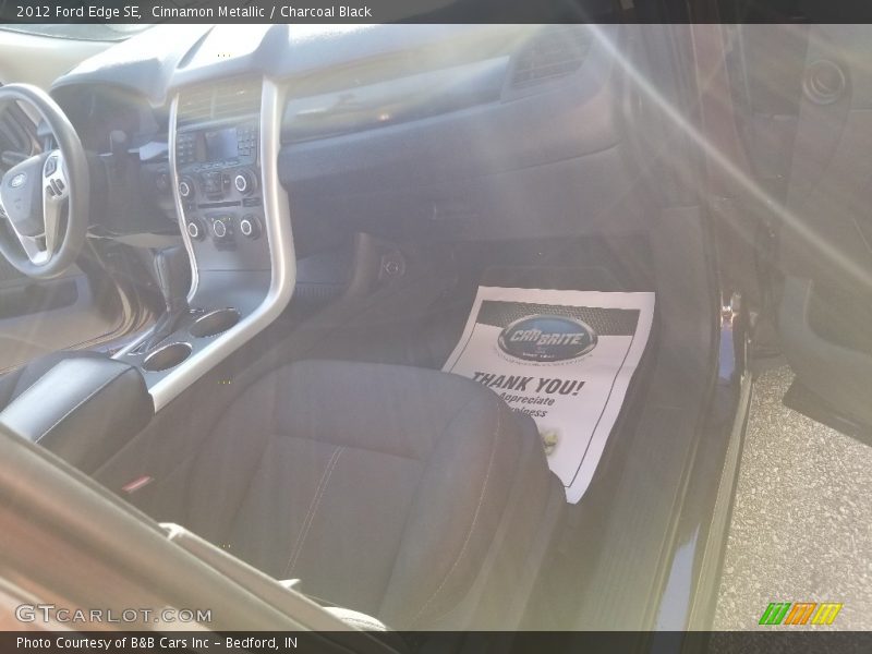 Cinnamon Metallic / Charcoal Black 2012 Ford Edge SE