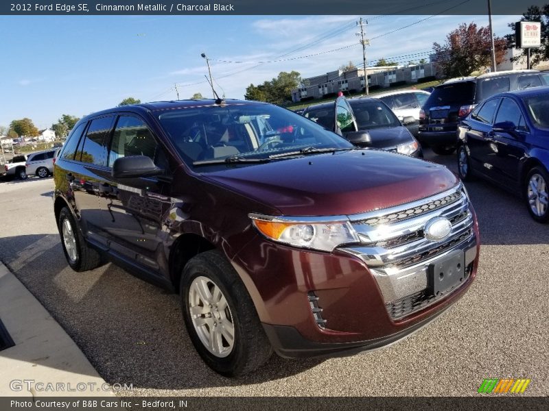 Cinnamon Metallic / Charcoal Black 2012 Ford Edge SE
