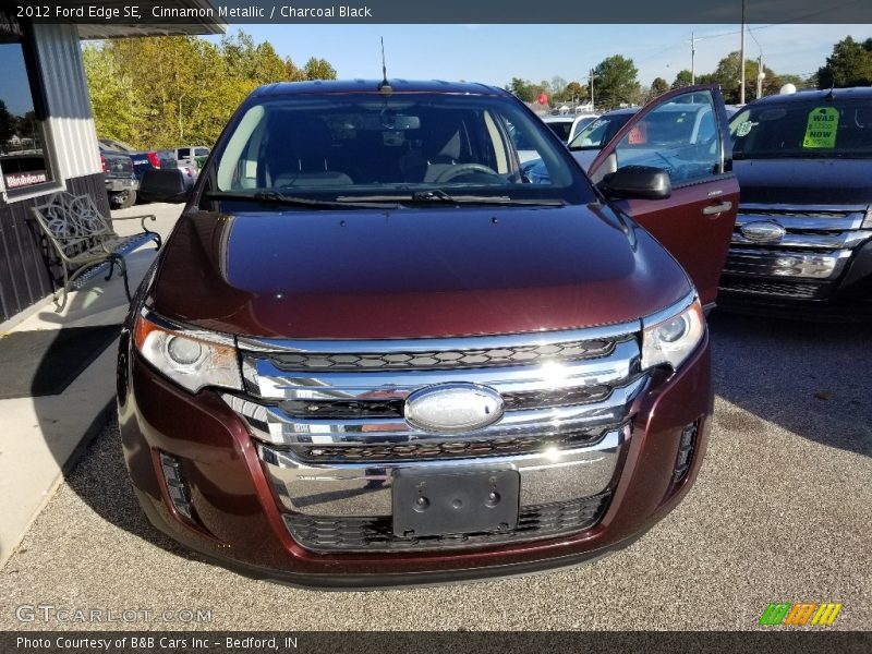 Cinnamon Metallic / Charcoal Black 2012 Ford Edge SE