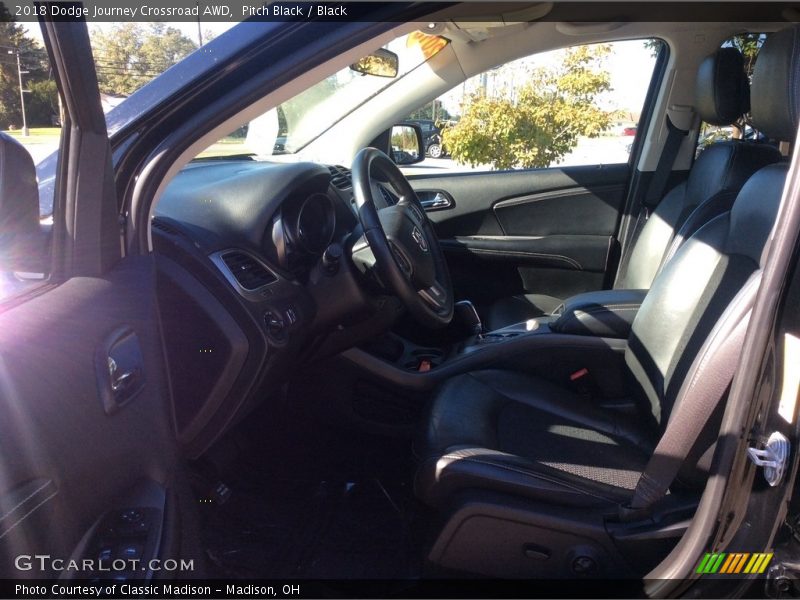 Pitch Black / Black 2018 Dodge Journey Crossroad AWD