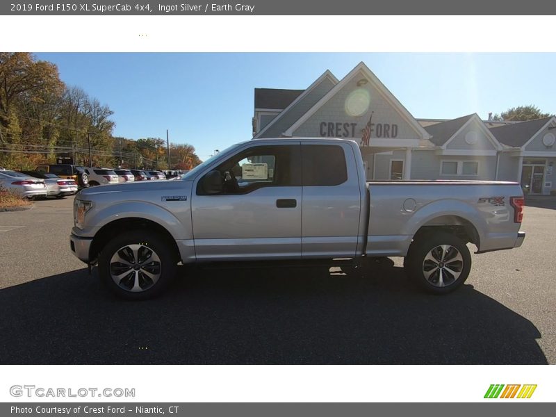 Ingot Silver / Earth Gray 2019 Ford F150 XL SuperCab 4x4