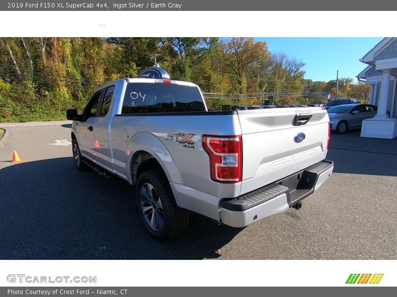 Ingot Silver / Earth Gray 2019 Ford F150 XL SuperCab 4x4