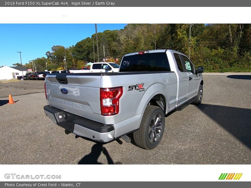 Ingot Silver / Earth Gray 2019 Ford F150 XL SuperCab 4x4