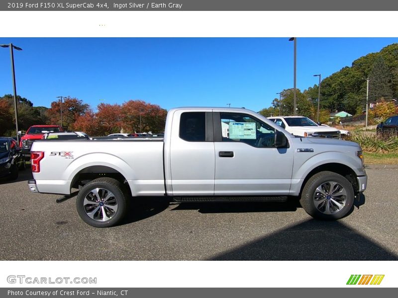 Ingot Silver / Earth Gray 2019 Ford F150 XL SuperCab 4x4