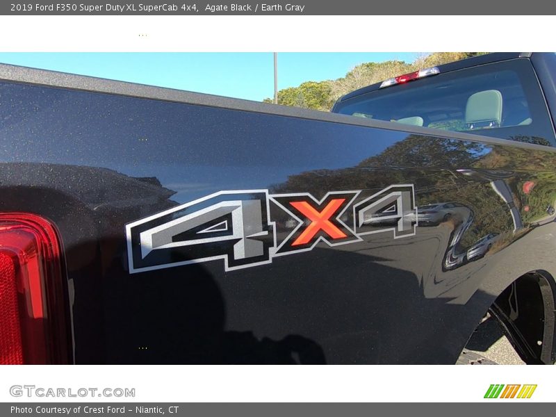Agate Black / Earth Gray 2019 Ford F350 Super Duty XL SuperCab 4x4