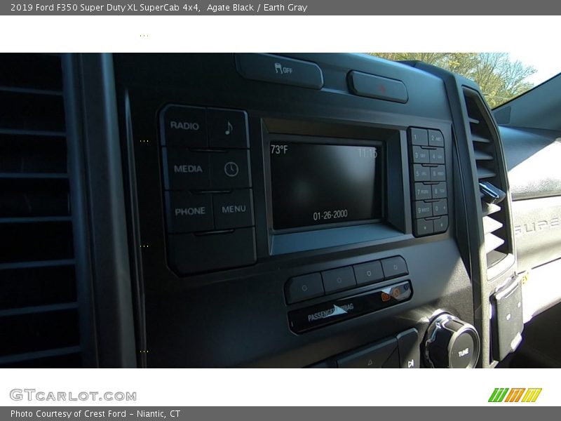 Agate Black / Earth Gray 2019 Ford F350 Super Duty XL SuperCab 4x4