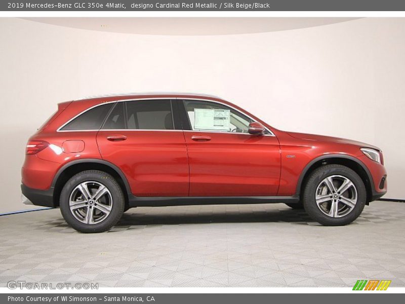 designo Cardinal Red Metallic / Silk Beige/Black 2019 Mercedes-Benz GLC 350e 4Matic
