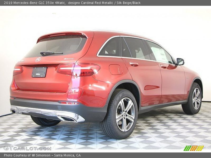 designo Cardinal Red Metallic / Silk Beige/Black 2019 Mercedes-Benz GLC 350e 4Matic