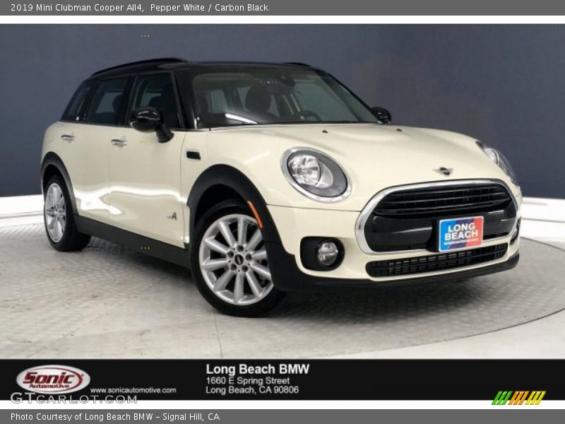 Pepper White / Carbon Black 2019 Mini Clubman Cooper All4