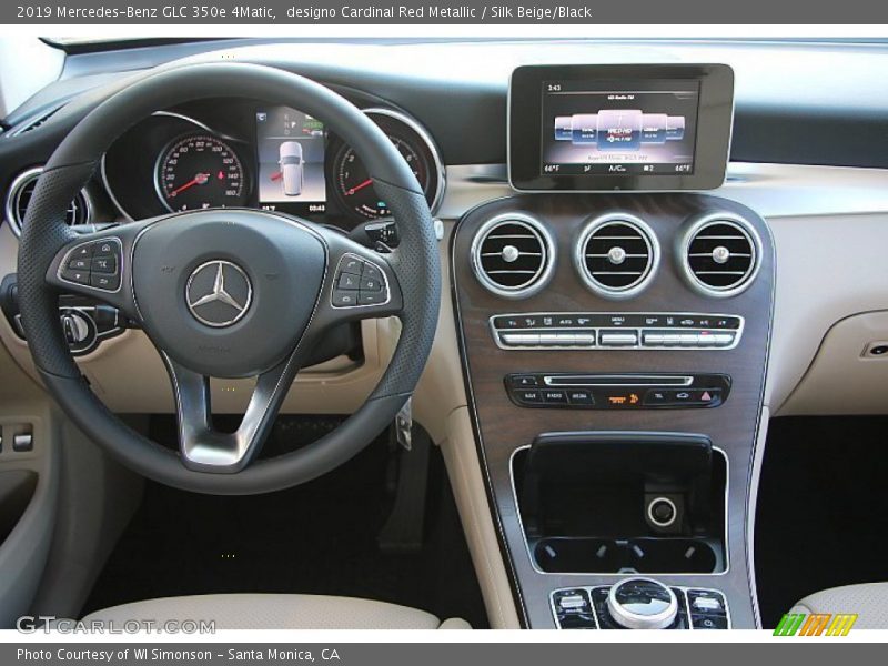 designo Cardinal Red Metallic / Silk Beige/Black 2019 Mercedes-Benz GLC 350e 4Matic