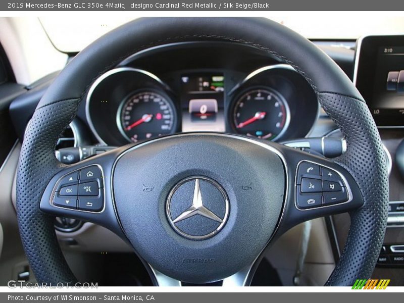 designo Cardinal Red Metallic / Silk Beige/Black 2019 Mercedes-Benz GLC 350e 4Matic