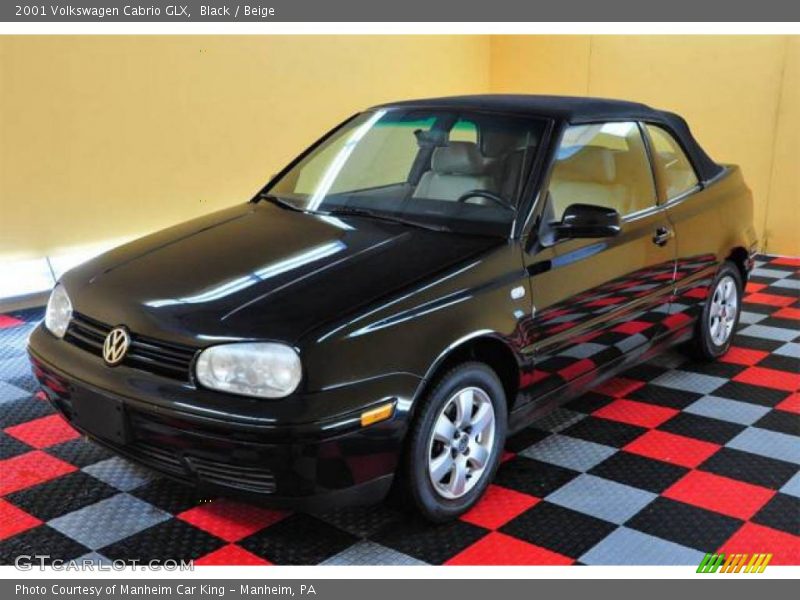 Black / Beige 2001 Volkswagen Cabrio GLX