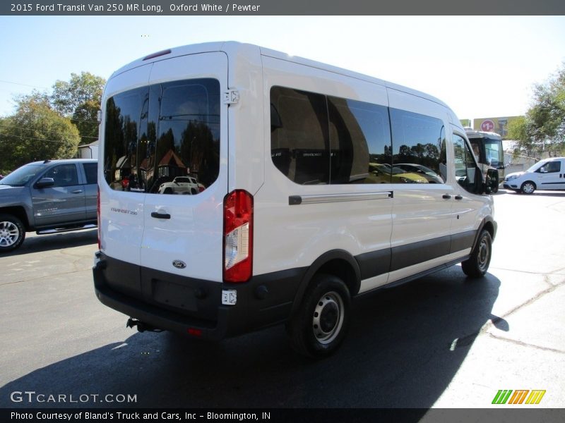 Oxford White / Pewter 2015 Ford Transit Van 250 MR Long