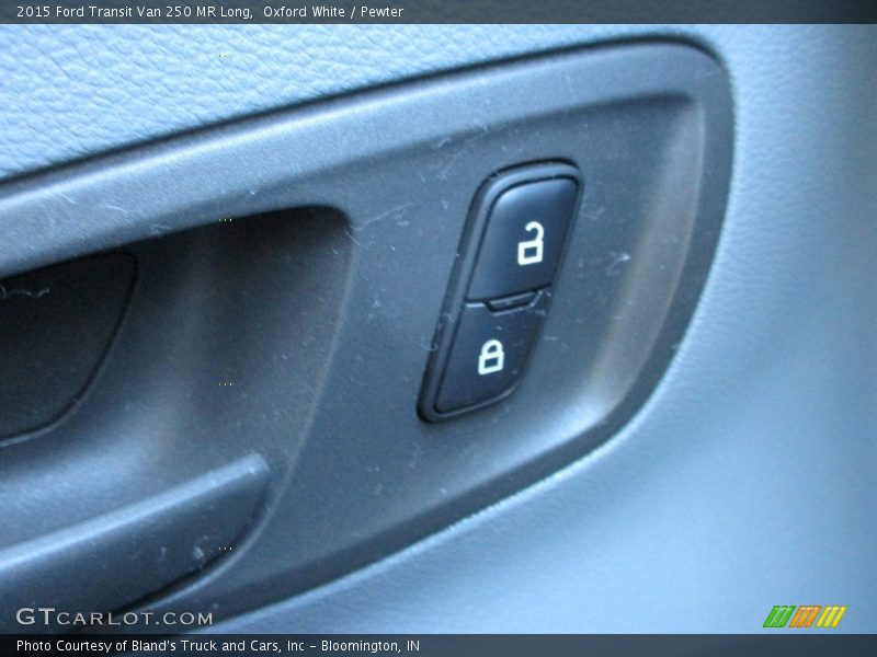 Oxford White / Pewter 2015 Ford Transit Van 250 MR Long