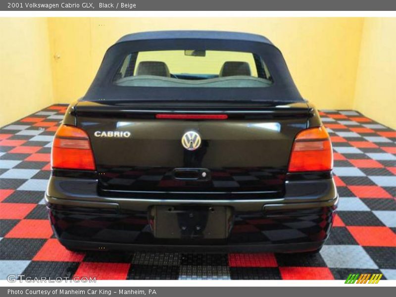 Black / Beige 2001 Volkswagen Cabrio GLX