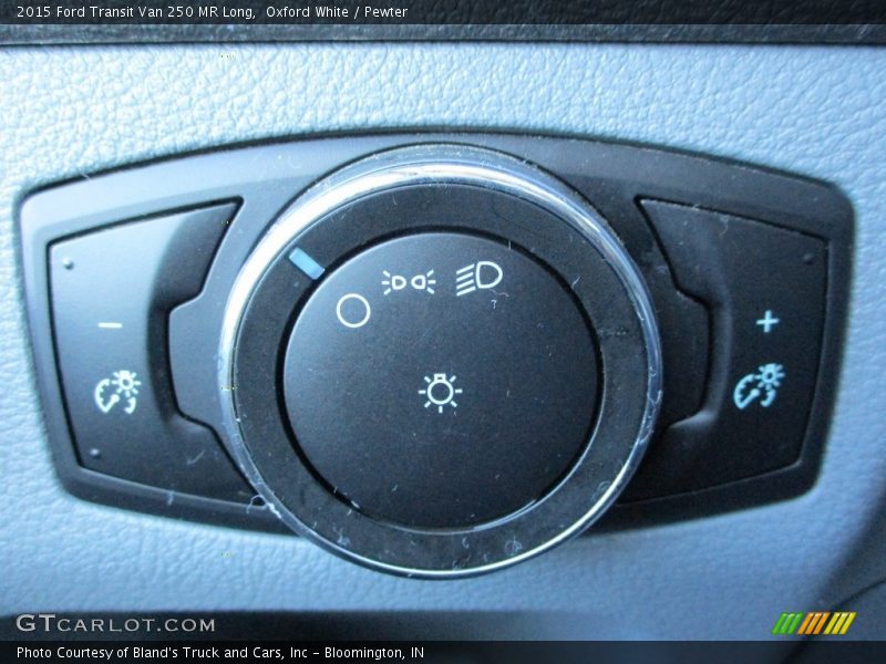 Oxford White / Pewter 2015 Ford Transit Van 250 MR Long