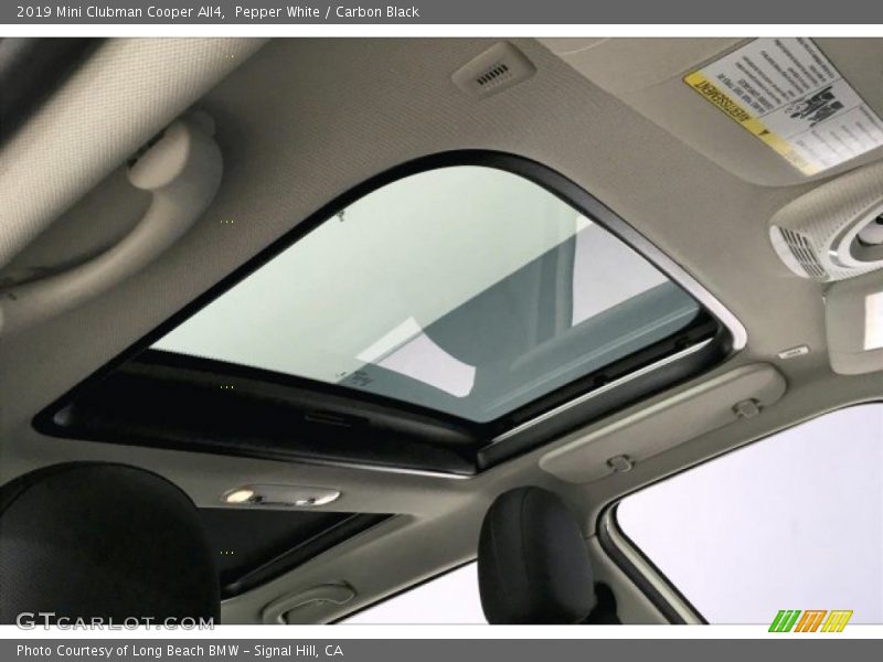 Sunroof of 2019 Clubman Cooper All4