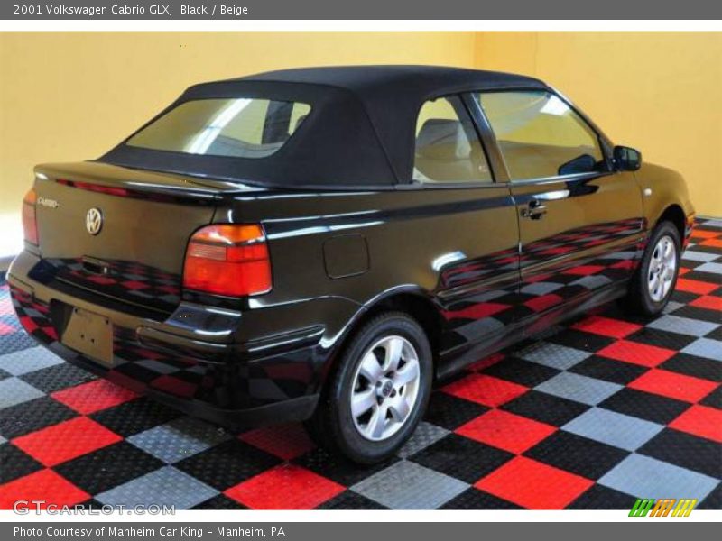 Black / Beige 2001 Volkswagen Cabrio GLX