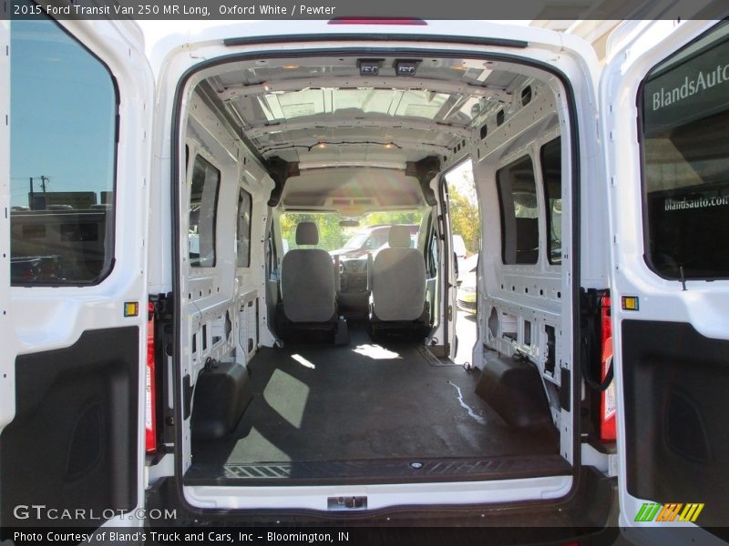 Oxford White / Pewter 2015 Ford Transit Van 250 MR Long