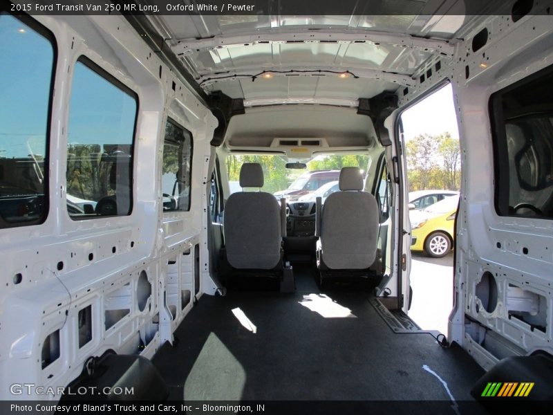 Oxford White / Pewter 2015 Ford Transit Van 250 MR Long
