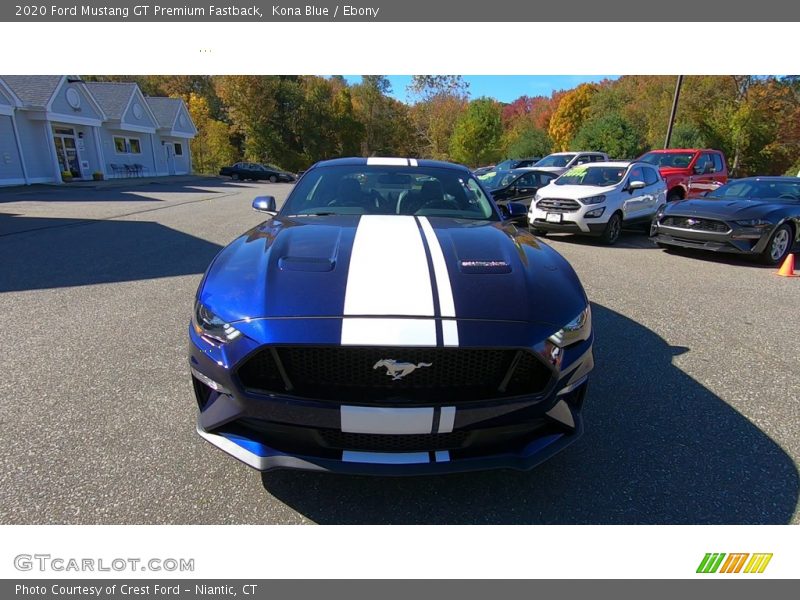 Kona Blue / Ebony 2020 Ford Mustang GT Premium Fastback