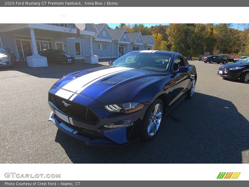Kona Blue / Ebony 2020 Ford Mustang GT Premium Fastback