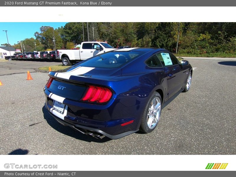 Kona Blue / Ebony 2020 Ford Mustang GT Premium Fastback