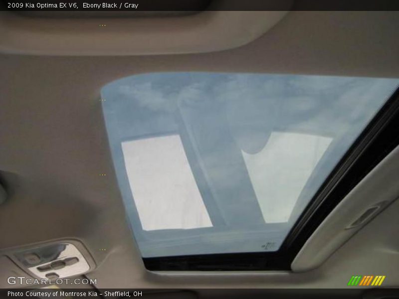 Ebony Black / Gray 2009 Kia Optima EX V6