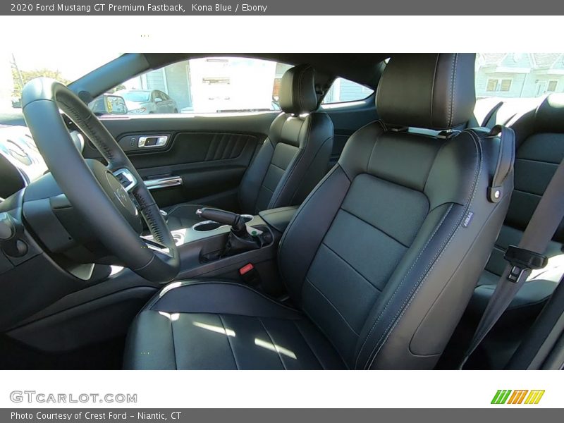 Kona Blue / Ebony 2020 Ford Mustang GT Premium Fastback